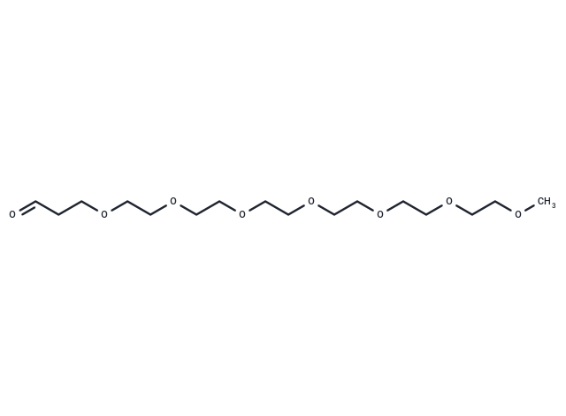 m-PEG6-CH2CH2CHO Chemical Structure