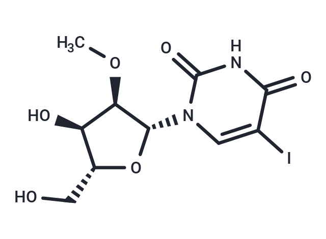 2'-O-Methyl-5-iodouridine Chemical Structure