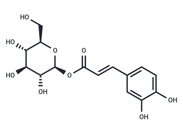 1-O-Caffeoylglucose Chemical Structure