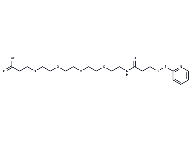SPDP-PEG4-acid Chemical Structure