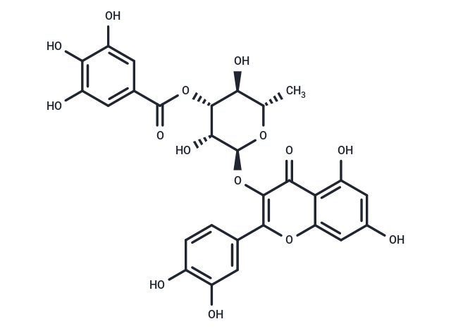 3''-Galloylquercitrin Chemical Structure