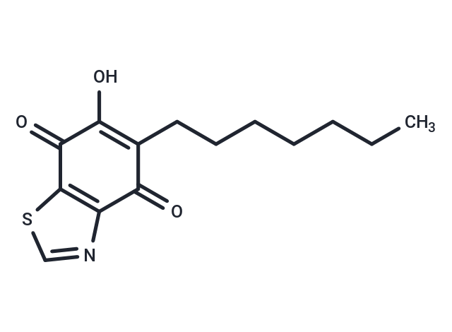 5-n-Heptyl-6-hydroxy-4,7-dioxobenzothiazole Chemical Structure