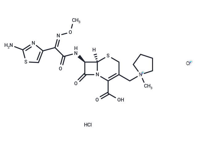 Cefepime dihydrochloride Chemical Structure
