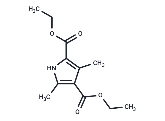 Diethyl 2,4-dimethylpyrrole-3,5-dicarboxylate Chemical Structure