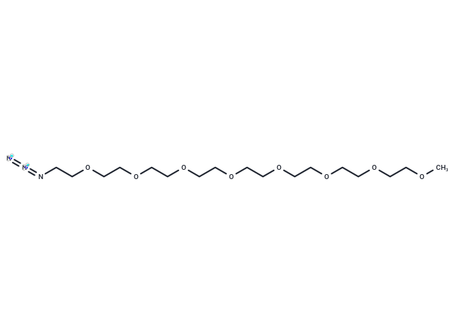 m-PEG8-azide Chemical Structure