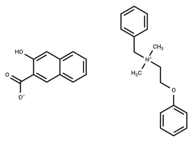 TargetMol Chemical Structure Bephenium (hydroxynaphthoate)