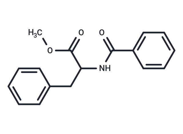 methyl 2-benzoylamino-3-phenylpropyionate Chemical Structure