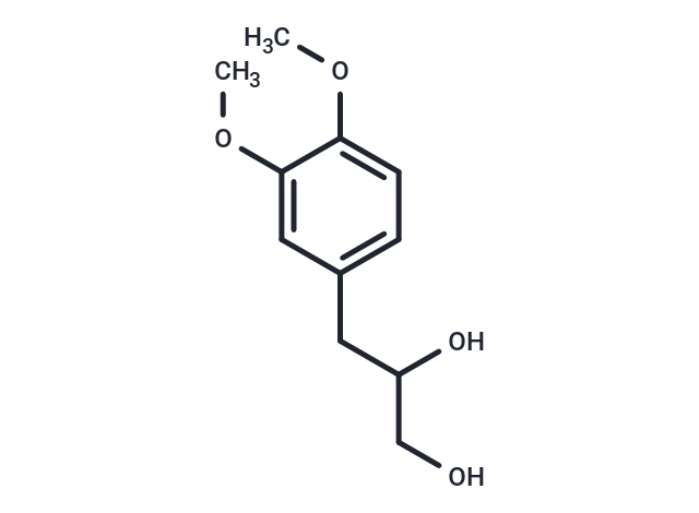 Methyleugenolglycol Chemical Structure