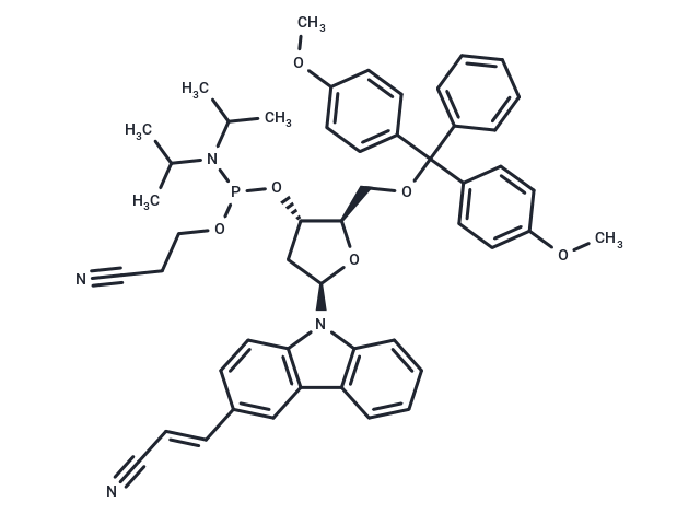 3-Cyanovinylcarbazole phosphoramidite Chemical Structure