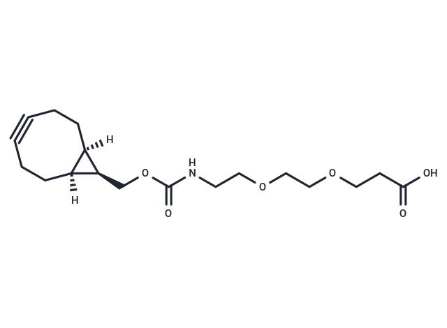 endo-BCN-PEG2-acid Chemical Structure