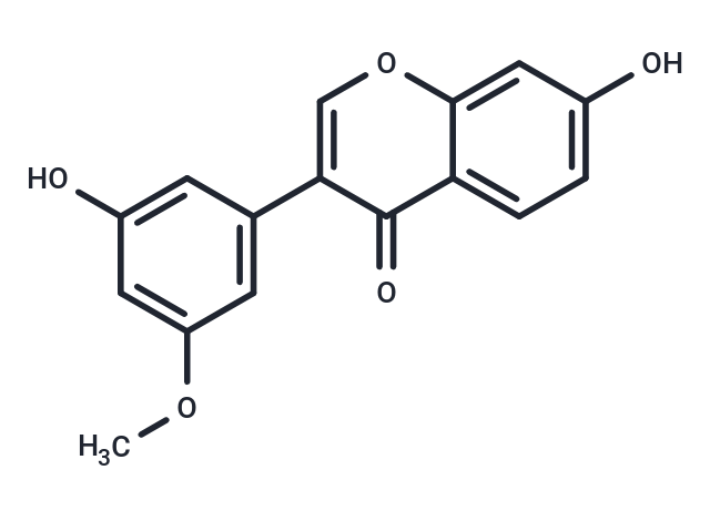 7,3'-Dihydroxy-5'-methoxyisoflavone Chemical Structure