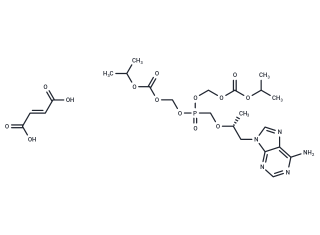 TargetMol Chemical Structure Tenofovir Disoproxil Fumarate
