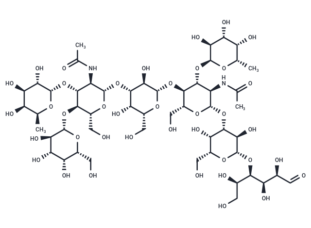 Difucosyllacto-N-neohexaose Chemical Structure