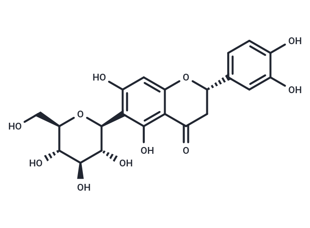 Eriodictyol-6-glucoside Chemical Structure