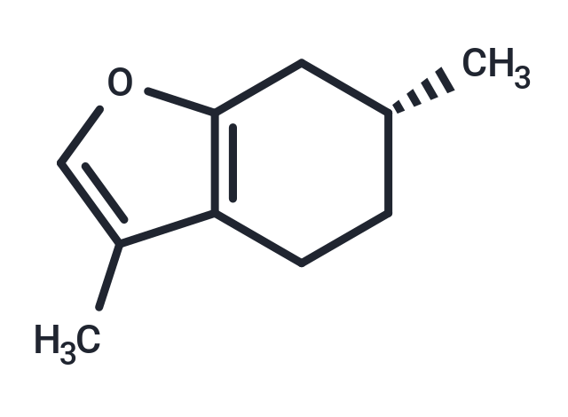 (+)-Menthofuran Chemical Structure