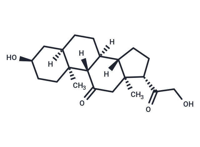 Tetrahydro-11-dehydrocorticosterone Chemical Structure