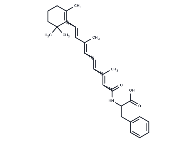 N-Retinoylphenylalanine Chemical Structure