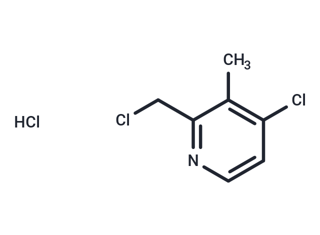 4-Chloro-2-(chloromethyl)-3-methylpyridine hydrochloride Chemical Structure