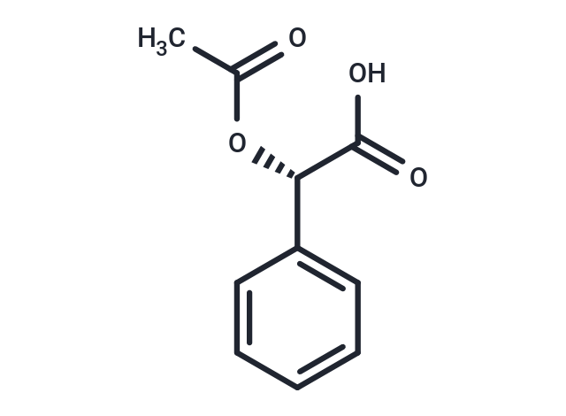 Acetylmandelic acid, (+)- Chemical Structure
