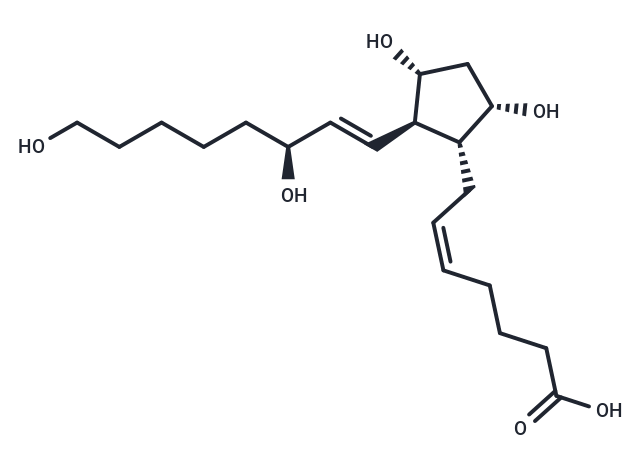 20-hydroxy Prostaglandin F2α Chemical Structure