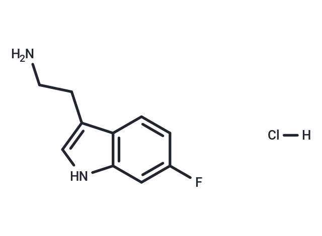 6-Fluorotryptamine hydrochloride Chemical Structure