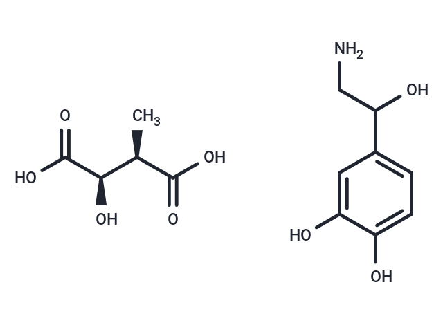 TargetMol Chemical Structure Norepinephrine bitartrate salt