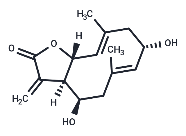 2-Hydroxyeupatolide Chemical Structure