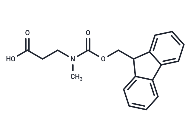 N-Fmoc-N-Methyl-beta-alanine Chemical Structure