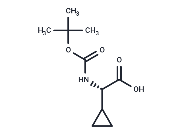 Boc-L-Cyclopropylglycine Chemical Structure