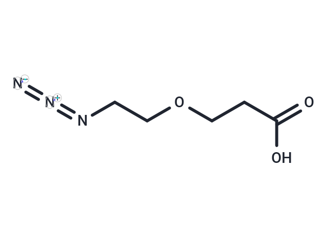 Azido-PEG1-C2-acid Chemical Structure