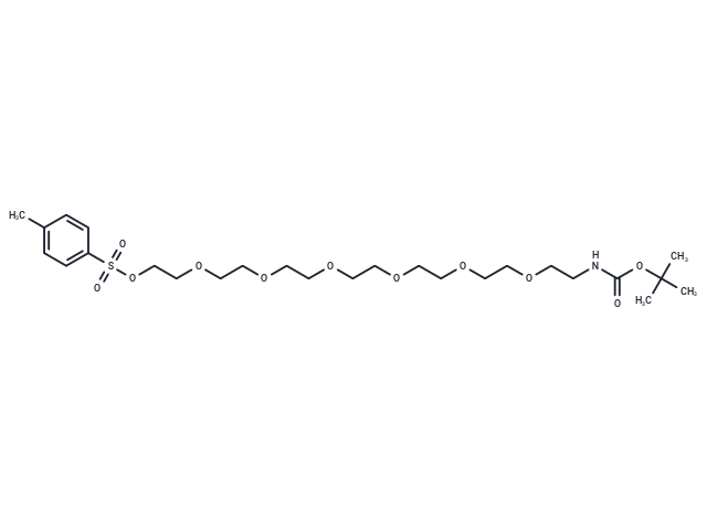 TargetMol Chemical Structure Boc-NH-PEG7-Tos