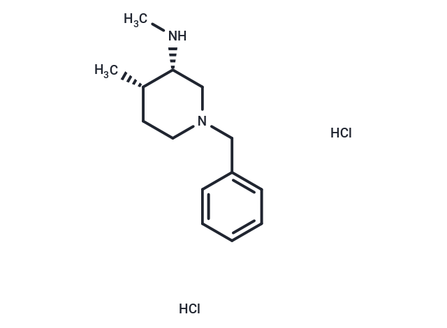 (3S,4S)-1-Benzyl-N,4-dimethylpiperidin-3-amine dihydrochloride Chemical Structure