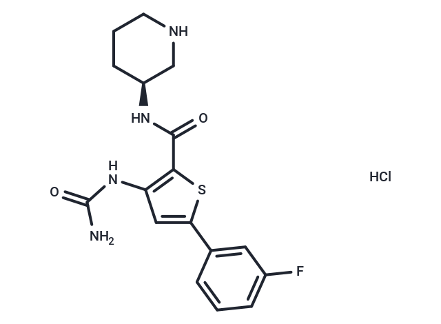 AZD7762 HCl Chemical Structure