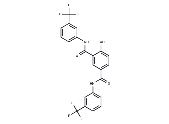 m-Isophthalotoluidide, alpha,alpha,alpha,alpha',alpha',alpha'-hexafluoro-4-hydroxy- Chemical Structure