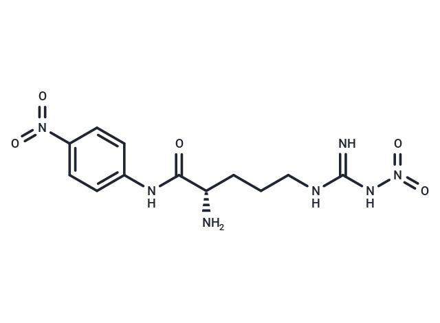 N(G)-Nitroarginine-4-nitroanilide Chemical Structure
