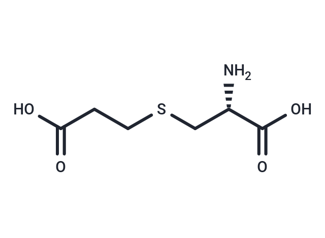 S-(2-Carboxyethyl)-L-cysteine Chemical Structure