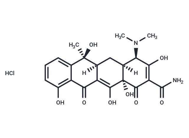 4-Epitetracycline hydrochloride Chemical Structure