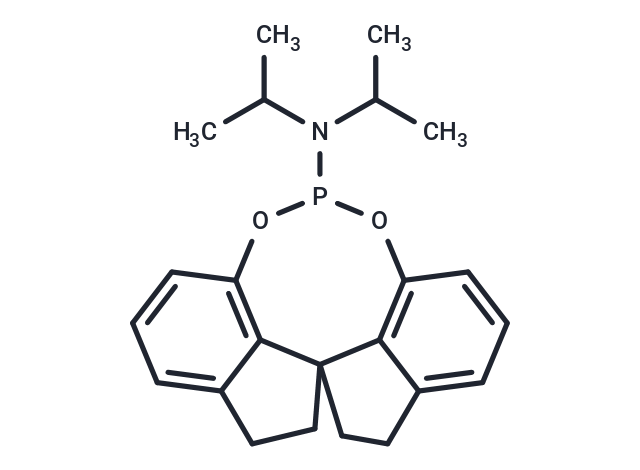 (11aR)-N,N-Diisopropyl-4,5,6,7-tetrahydrodiindeno[7,1-de:1',7'-fg][1,3,2]dioxaphosphocin-12-amine Chemical Structure