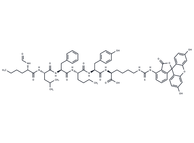 F-Chemotactic peptide-fluorescein Chemical Structure