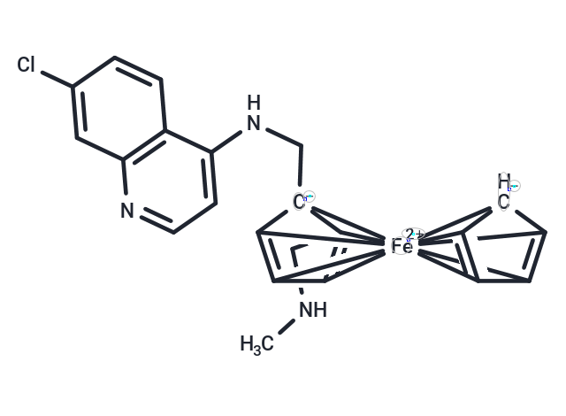 Desmethyl ferroquine Chemical Structure