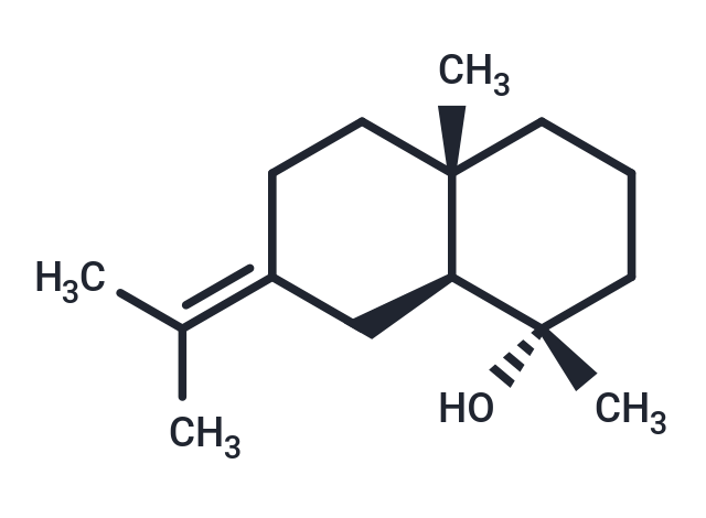 enantio-7(11)-Eudesmen-4-ol Chemical Structure