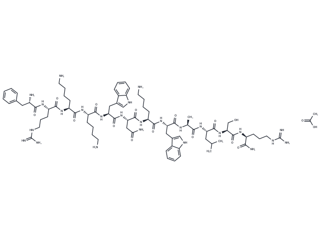 PAMP-12 (human, porcine) acetate Chemical Structure
