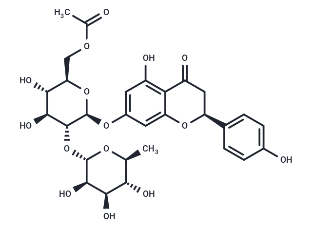 Naringin 6''-acetate Chemical Structure