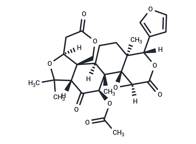 Rutaevin 7-acetate Chemical Structure
