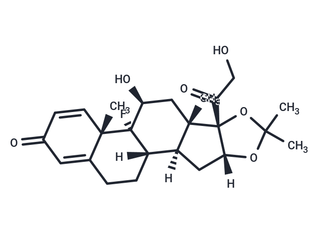 Triamcinolone acetonide Chemical Structure