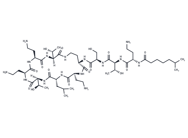 Polymyxin D2 Chemical Structure