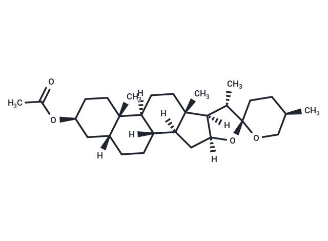 SMILAGENIN ACETATE Chemical Structure