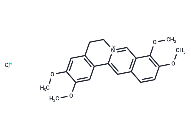 Palmatine chloride Chemical Structure