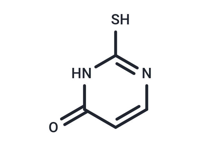 2-Thiouracil Chemical Structure