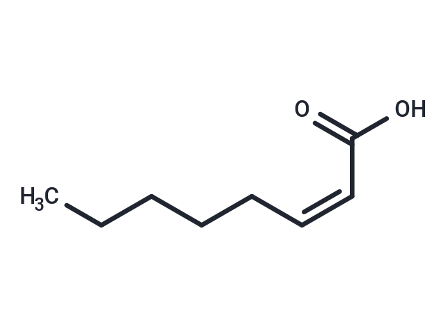(Z)-2-Octenoic acid Chemical Structure